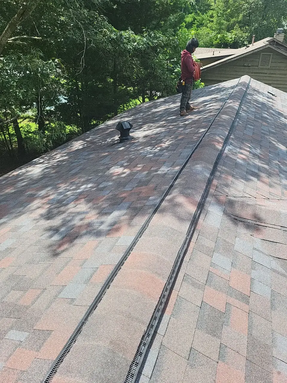 Completed roof replacement in Conyers, GA
