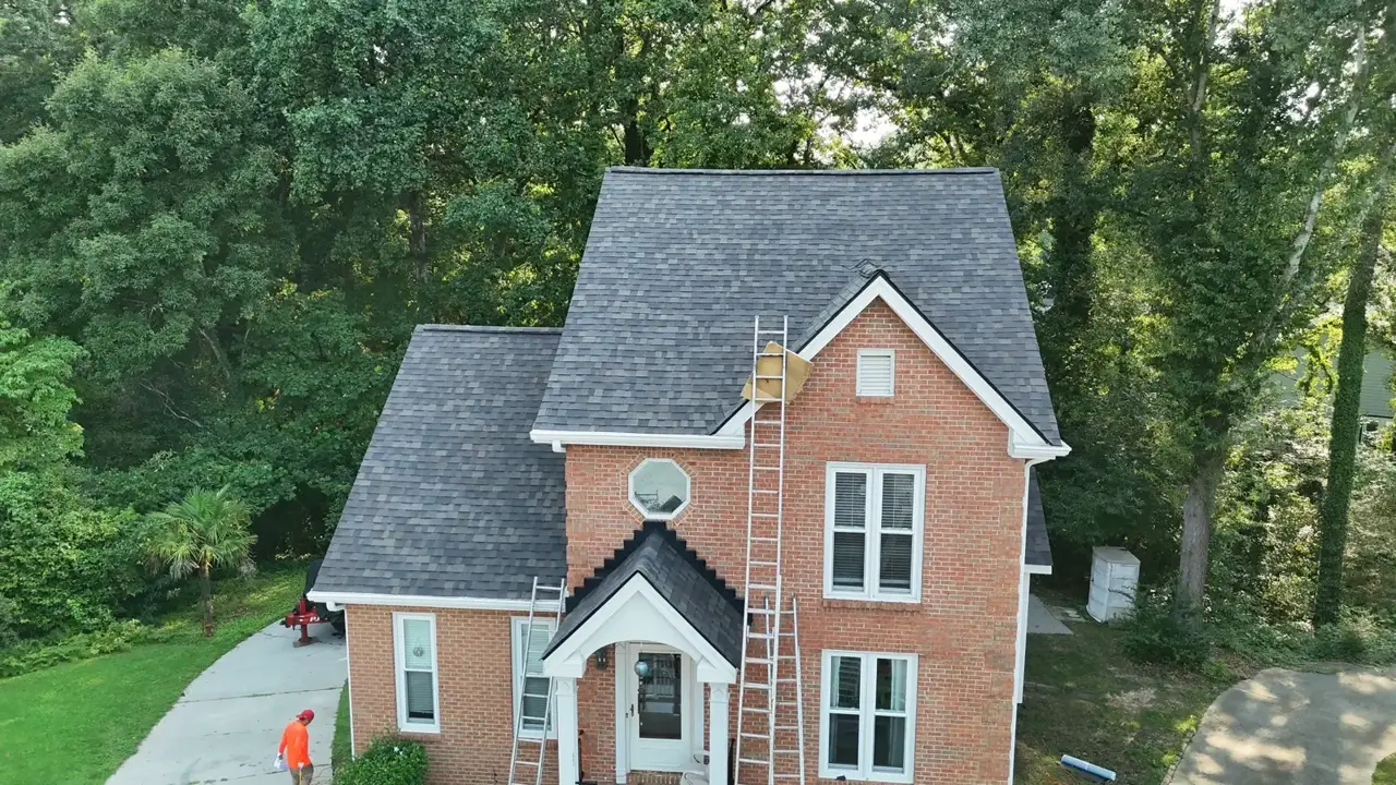 Completed roof replacement in Decatur, GA